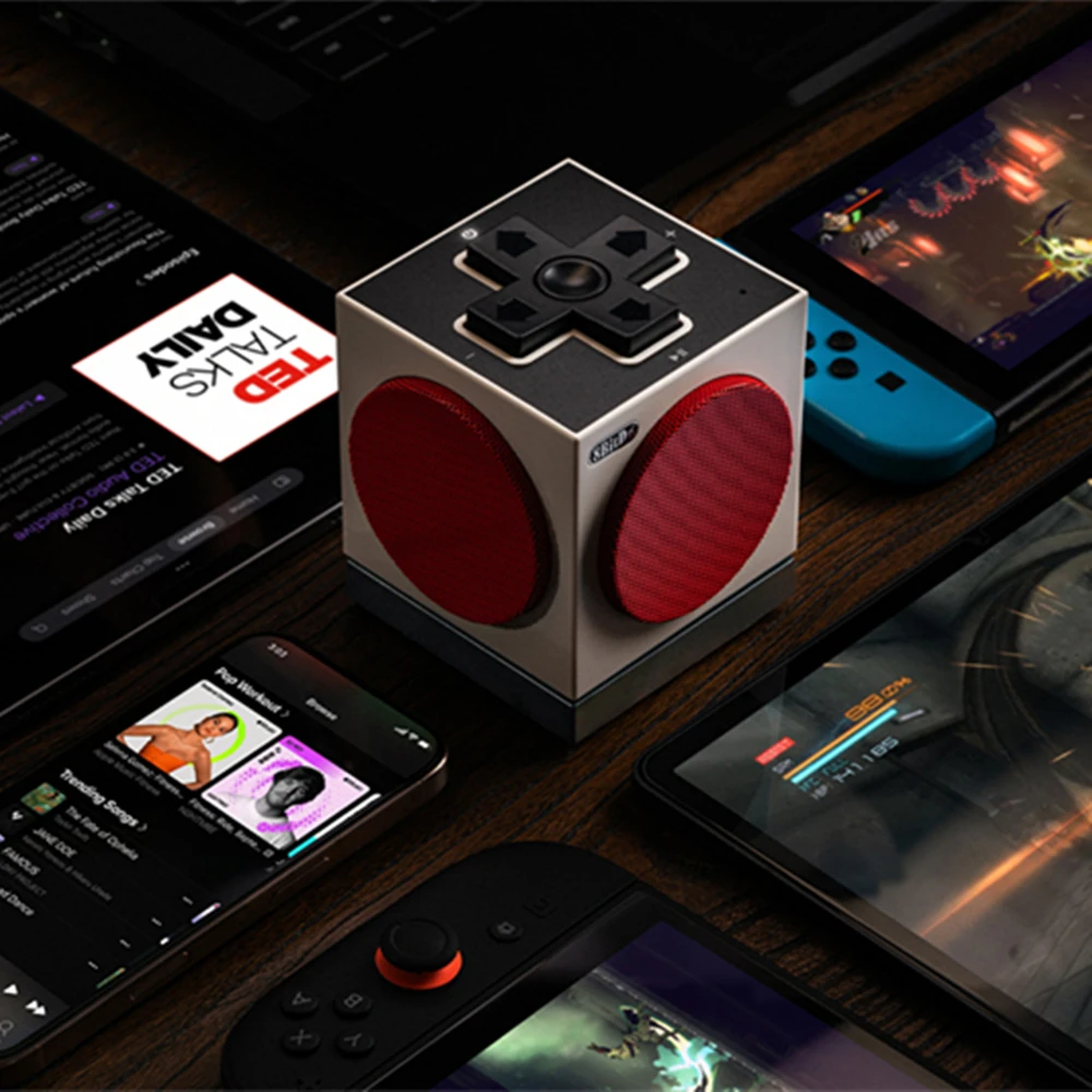 8BitDo Loudspeaker Retro Cube 2 Bluetooth Speaker for 8BitDo N Edition Keyboard and Mouse with Charging Dock True Stereo Sound - view 2