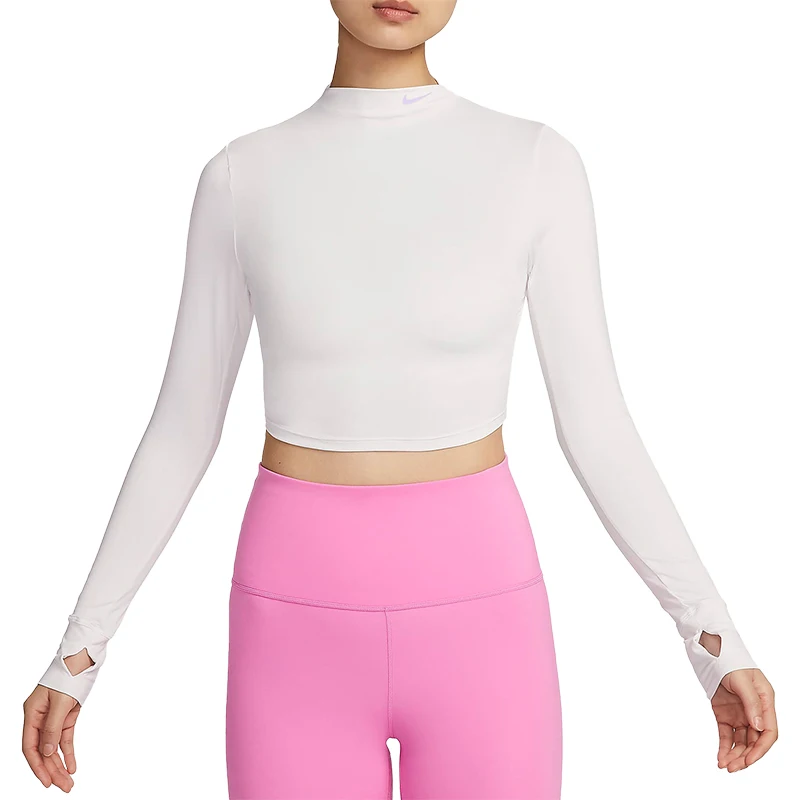 Nike-Camiseta informal de manga corta para mujer, auténtica, primavera, FZ6567-030