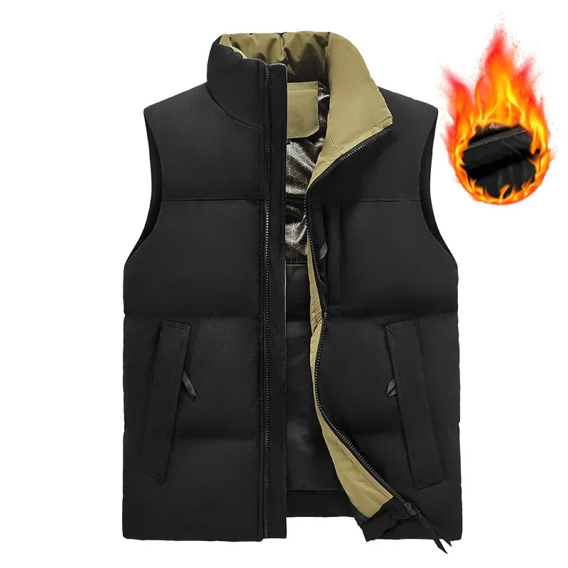 

Autumn and Winter Graphene Inner Liner Luminous Warm Cotton Jacket Thickened Men and Women Vest