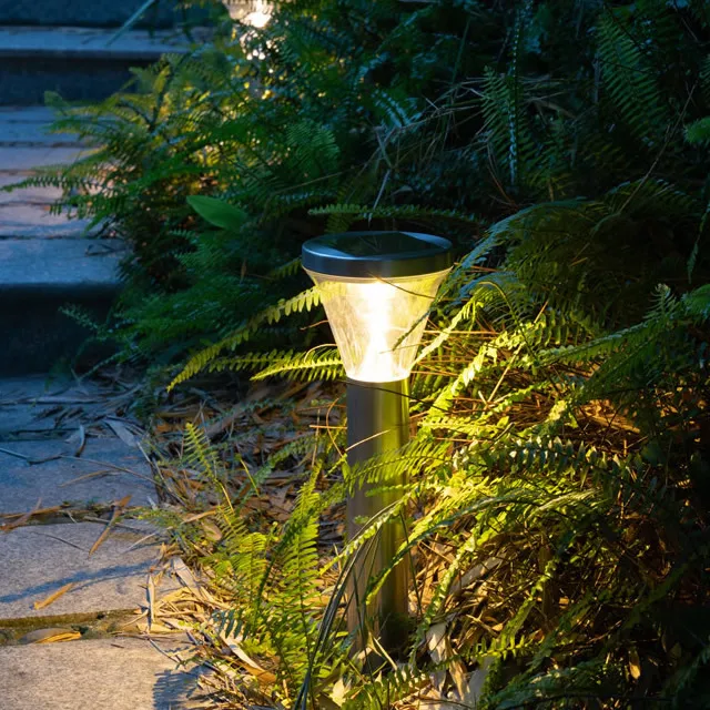 LED Solar Garden Lights Outdoor Solar Powered Lamp Lantern Waterproof Landscape Lighting For Pathway Patio Yard Lawn Decoration