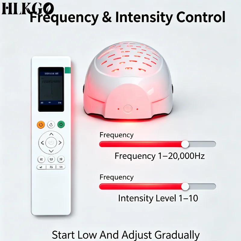 Medical Grade 300 Diodes LLLT Laser Hair Regrowth Helmet 660nm 650nm for Alopecia Areata Baldness Treatment Home