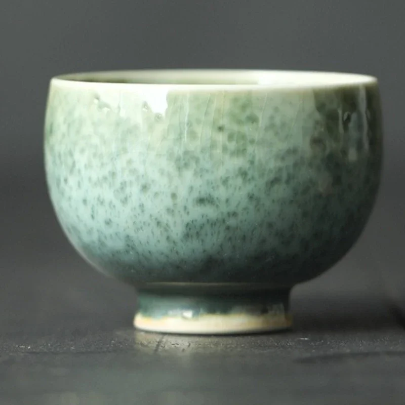 Gongfu Tea Morning Mist Glaze Color Changing Cup Handmade Chinese Teacup Home Brewing Zen  Ceramic Kung Fu Tea
