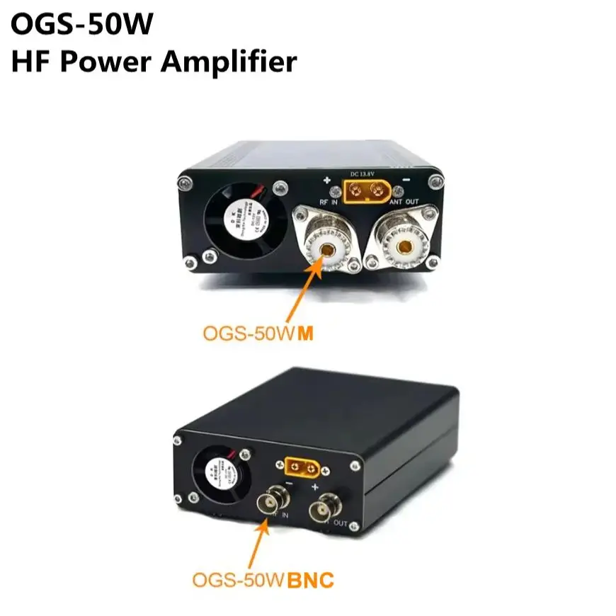 

OGS-50W HF Power Amplifier 50W M/Q9 for USDX FT-817 IC-703 705 KX3 QRP FT-818 Xiegu G90 G90S G1M X5105 Ham AMP