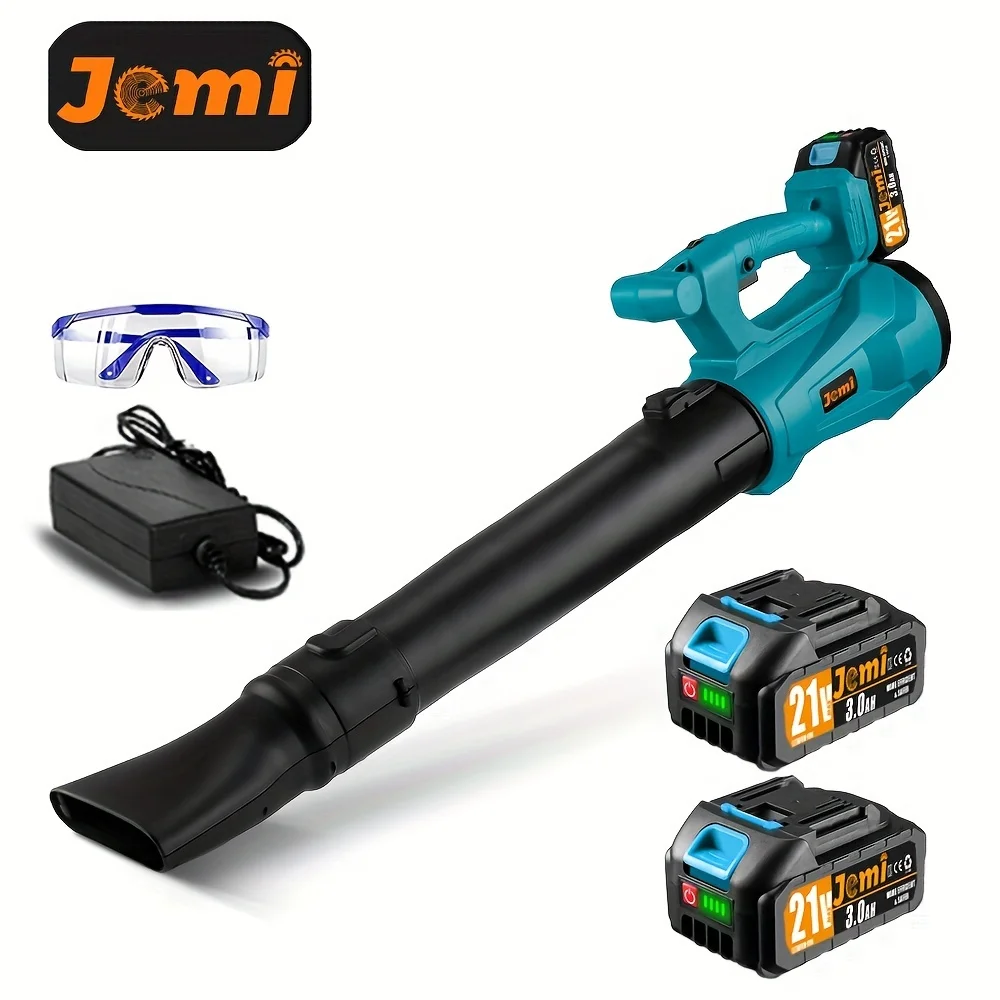 Jemi Tool Brushless motor Electric blower 6-speed wind adjustable cordless hair dryer Snow blower Clean litter dust snow tool