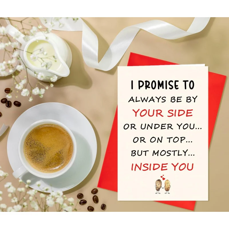 การ์ดวันวาเลนไทน์ตลก ภรรยา แฟน ฉันสัญญาว่าจะอยู่ข้างคุณ วันครบรอบ วันเกิด งานแต่งงาน