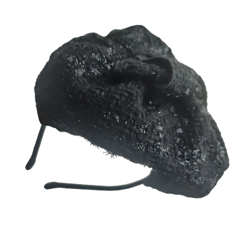 Sophisticated Women's Fascinator Headband with Bows Hat for Vintage Evening Look Dropship