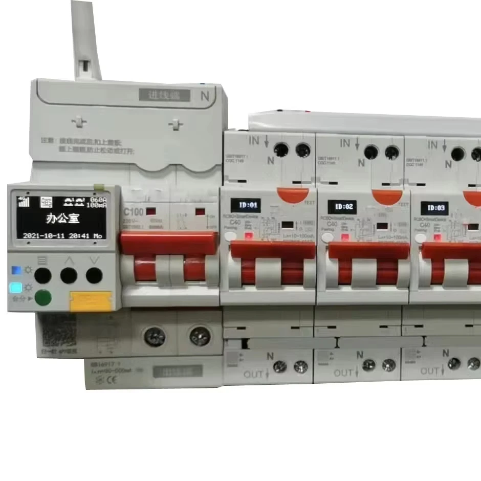 

App Remote Control Smart Switch Wifi Circuit Breaker with Overload Short Circuit Protection 1p 2p 3p 4p Mcb Mini Type