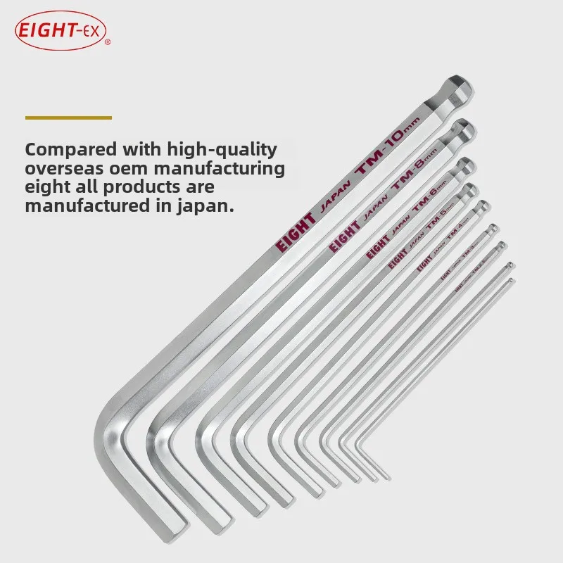 مجموعة مفاتيح سداسية مستوردة يابانية عالية الجودة TMS-7/9