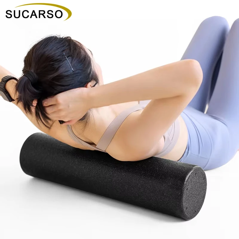 Rodillo de Espuma EPP para Yoga y Pilates de 45 cm, Equipo de Fitness, Rodillo de Masaje, Ejercicio Corporal, Entrenamiento, Liberación Muscular para Mujeres y Hombres
