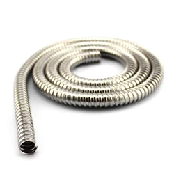 1 Meter Length 304 Stainless Steel Metal Tube ID 4/6/8mm Threaded Hose Wire Cable Flexible Pipe Sleeve Protection Hose DIY Parts