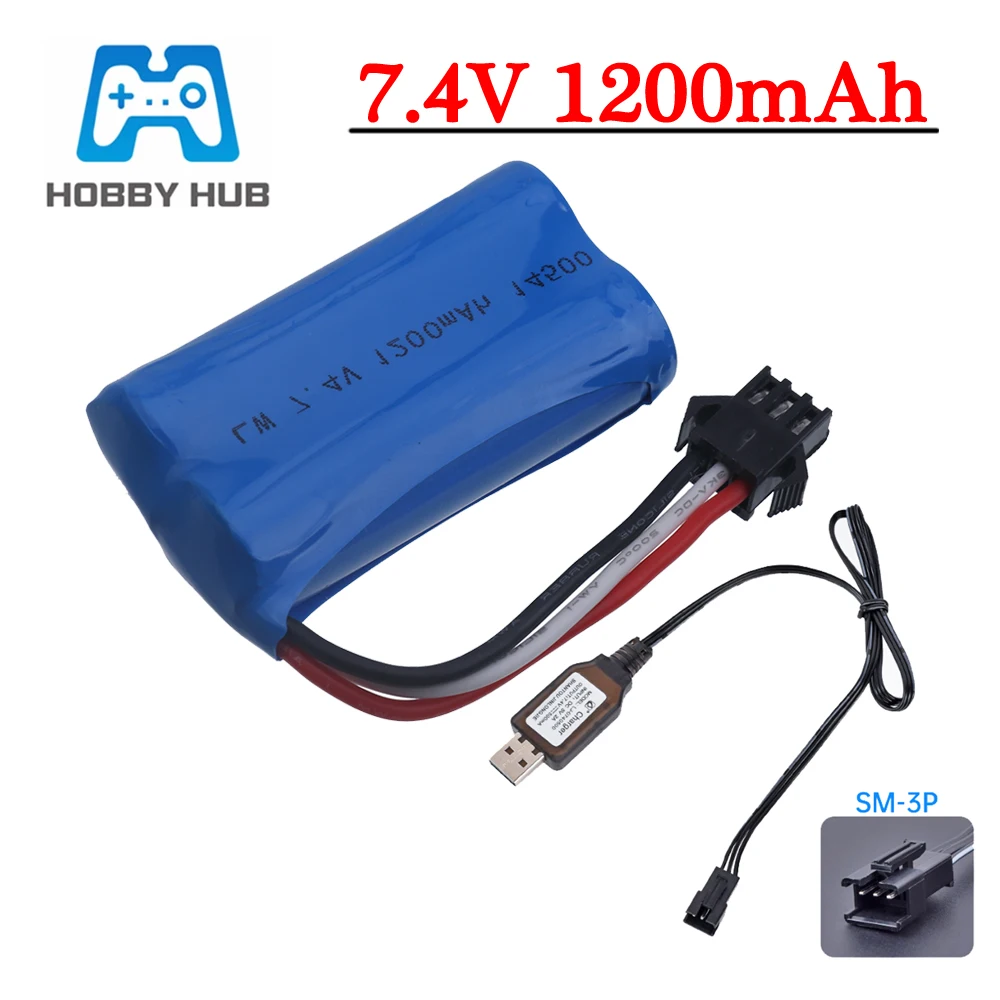 

Литий-ионный аккумулятор 14500, 7,4 В, 1200 мА/ч для пульта дистанционного управления, водяной пулемет, игрушек, запчасти для радиоуправляемых автомобилей, грузовиков, лодок, аккумулятор 2S 7,4 В + зарядное устройство USB