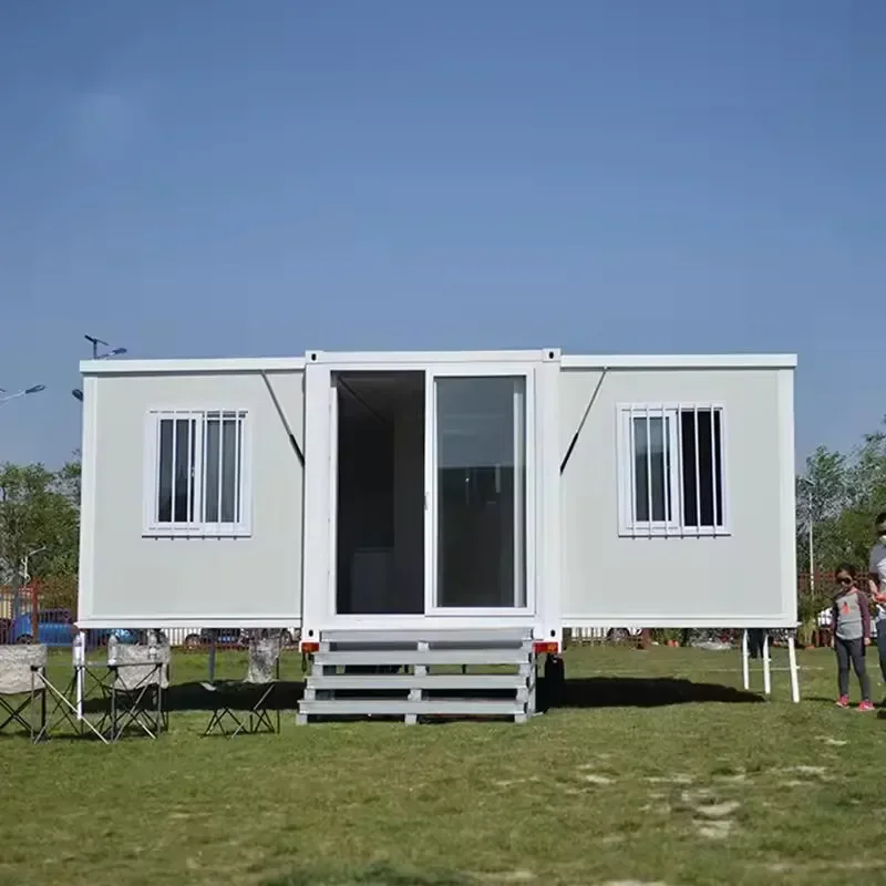 Prefabricated 20Ft Folded Home 2 3 4 Bedrooms Portable Mobile Luxury Prefab Expandable Container House Tiny Homes Ready To Ship