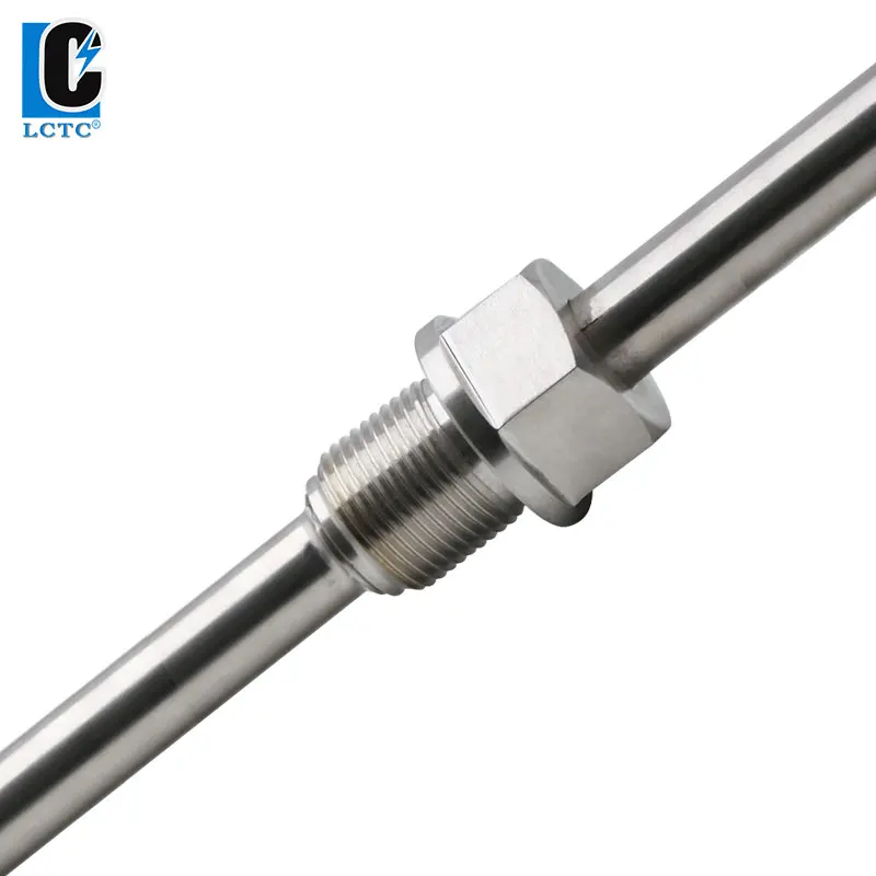 Armored Stainless Steel K Type Furnace Thermocouple WRN-130/230 High Temperature Temperature Probe Sensor