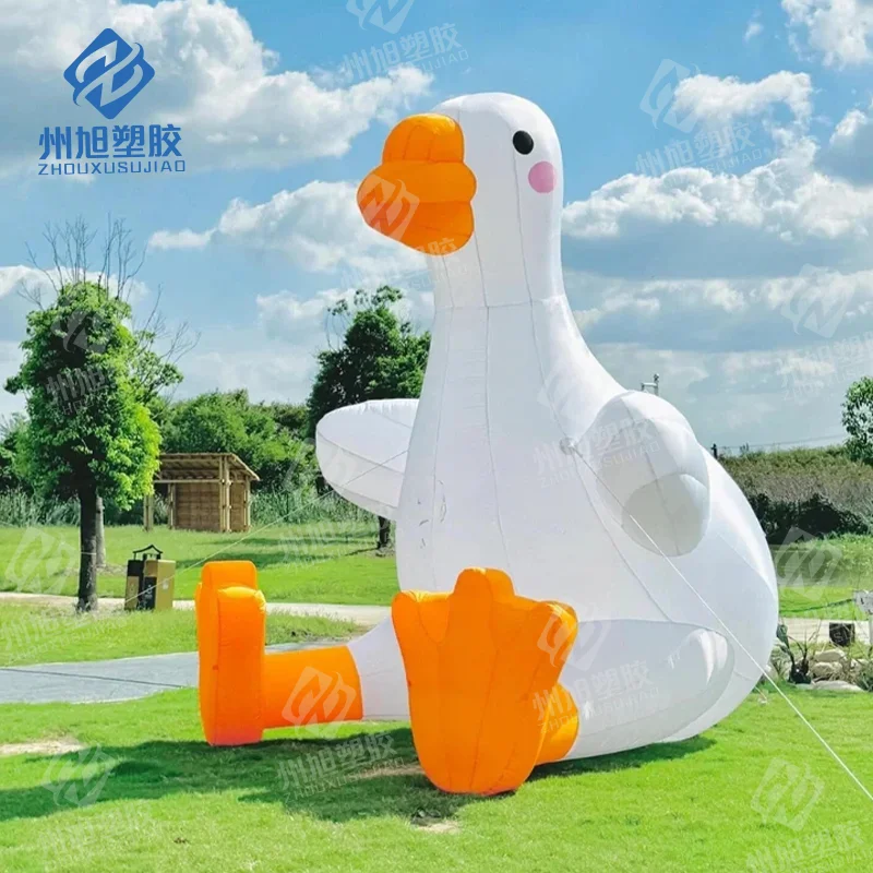 

Park giant inflatable white goose huge inflatables duck toy for restaurant decoration advertising