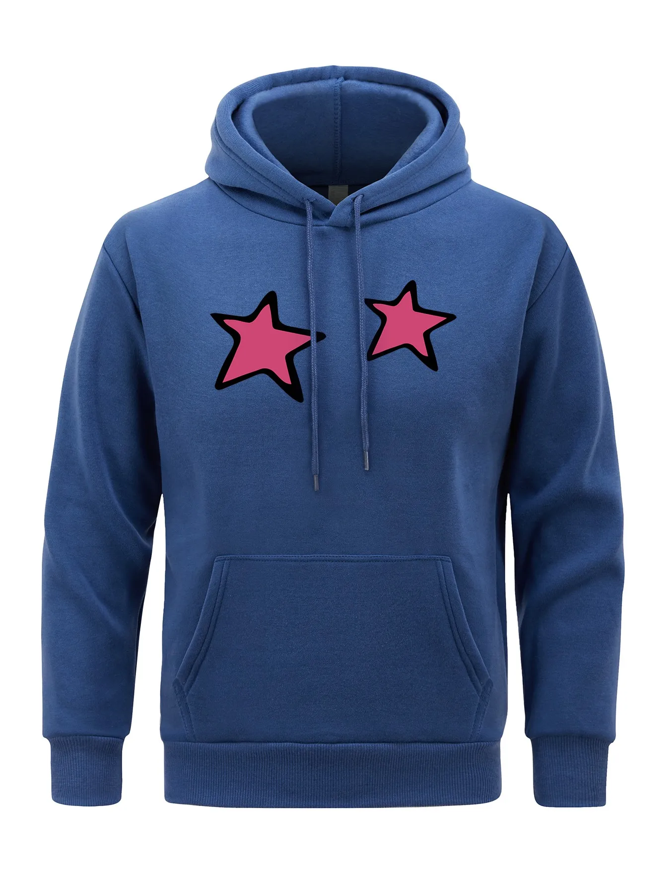 Pink Spider Men Hooded Love five-pointed Star Hoodie Comfortable Hoodies Man Soft Fleece Spring Autumn Clothing