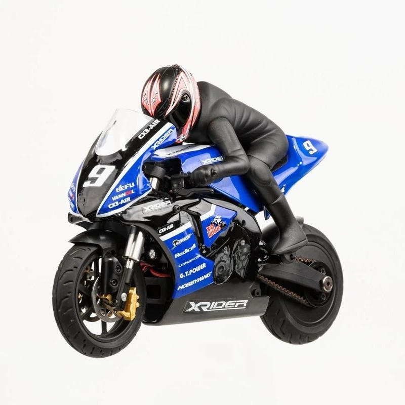 X-Rider 1/10 Bilancia di Controllo Remoto GP Moto CX3-EVO Brushless Giroscopio Ad Alta Velocità Violento Modello Giocattolo RC Moto