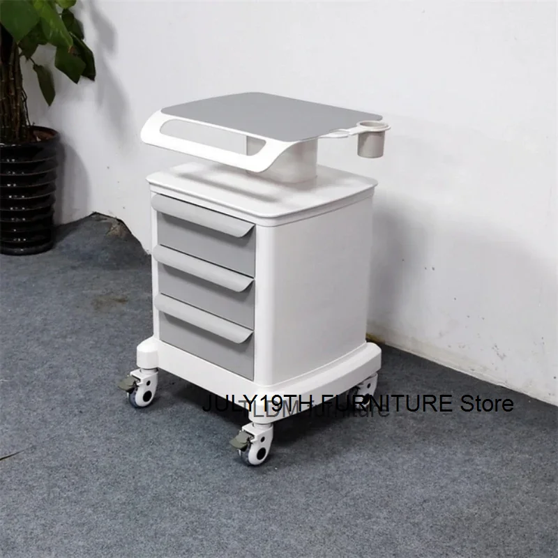 Cosmetic Beauty Salon Trolley Utility Cleaning Hair Rolling Salon Trolley Medical Barber Carrito Auxiliar Salon Furniture BL50ST