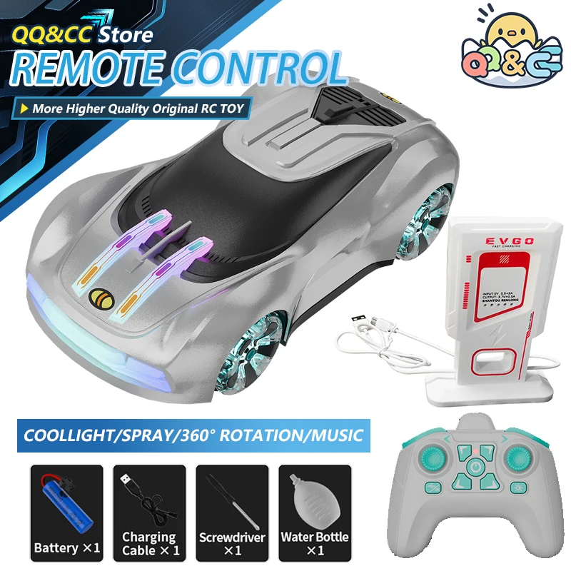 

Children's RC New Concept Car Remote Control Stunt Vehicle with Light Music Gesture Sensor Drift Racing Toys for Boys Kids Gifts