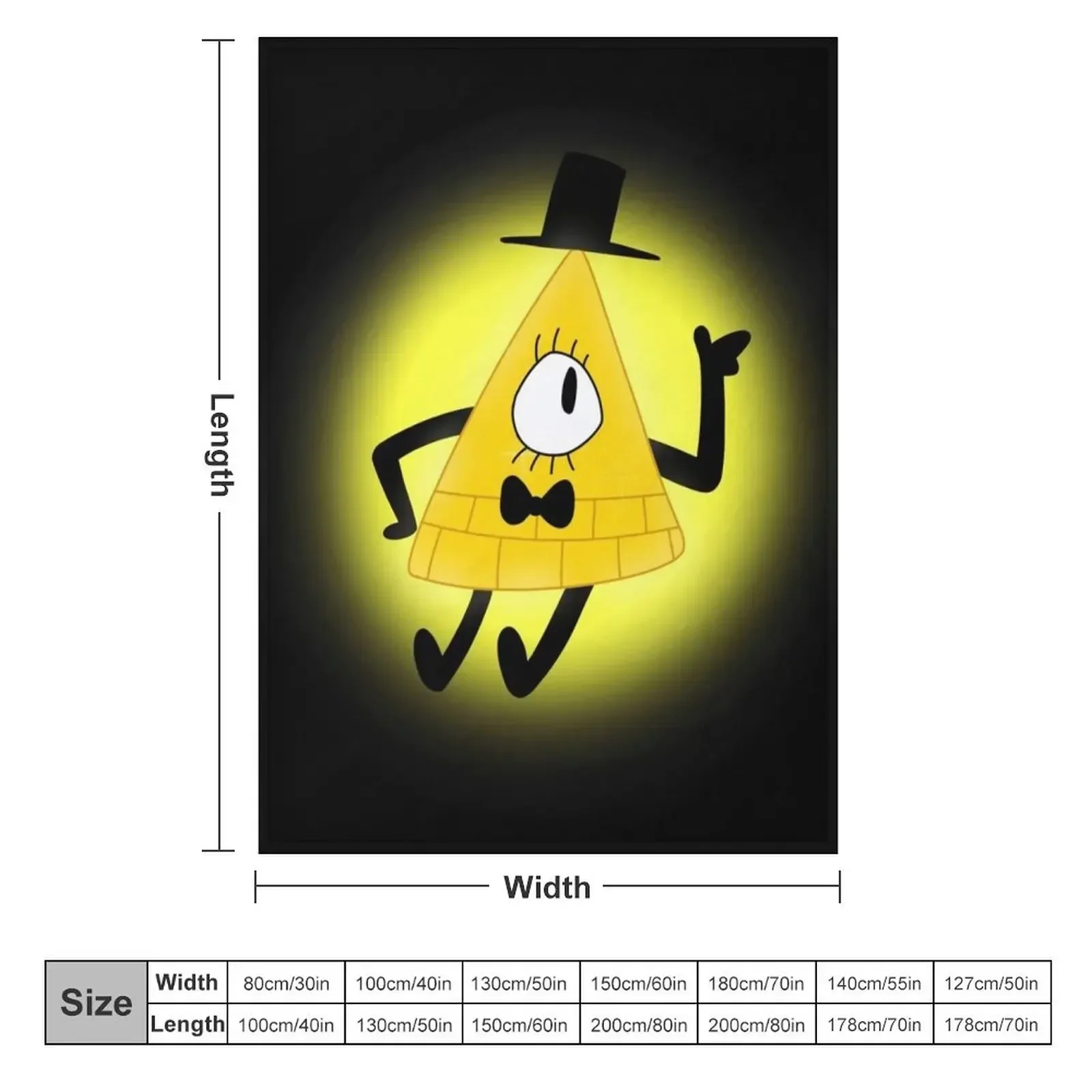 Bill Cipher Throw Blanket Polar Flannel Decorative Sofas Blankets