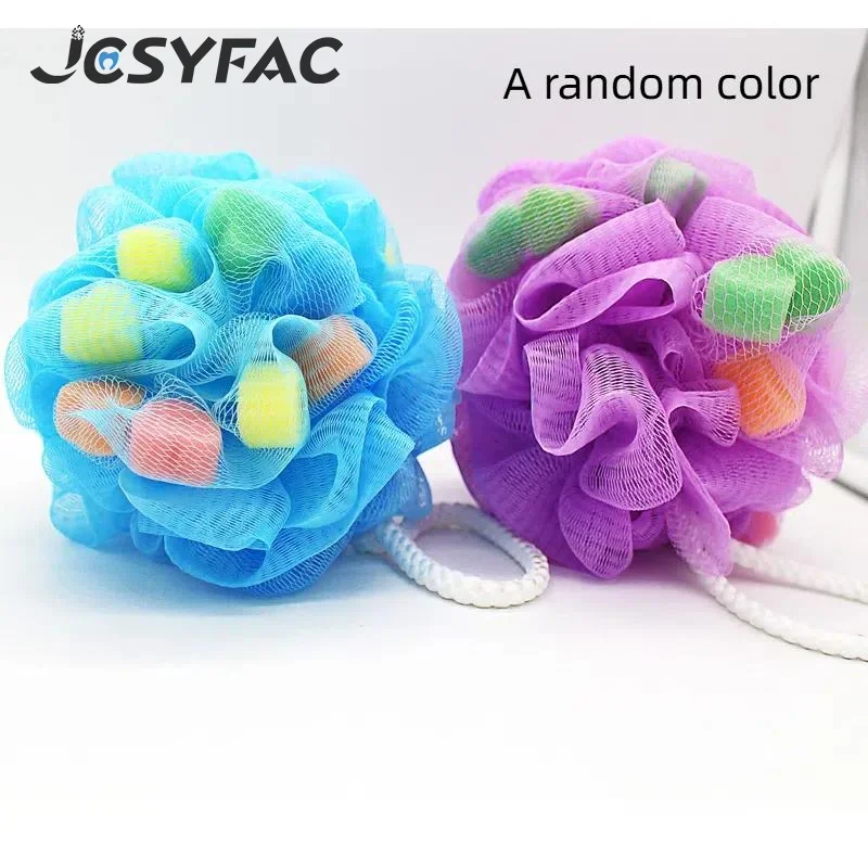 

Flower Shape Scrubbing Bubble Shower Mesh Sponge Back Brush Soft Bath Scrub Bath Ball Body Clean Bath Puff Bathroom Supplies
