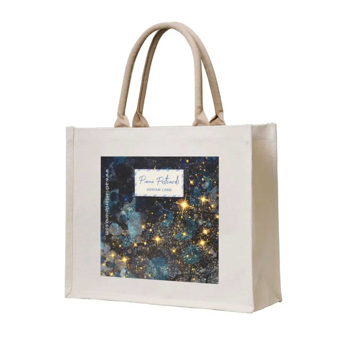 

Piano Postcards - Dark Sky Tote Bag Gift bag bag luxury women Handbags bags luxury women