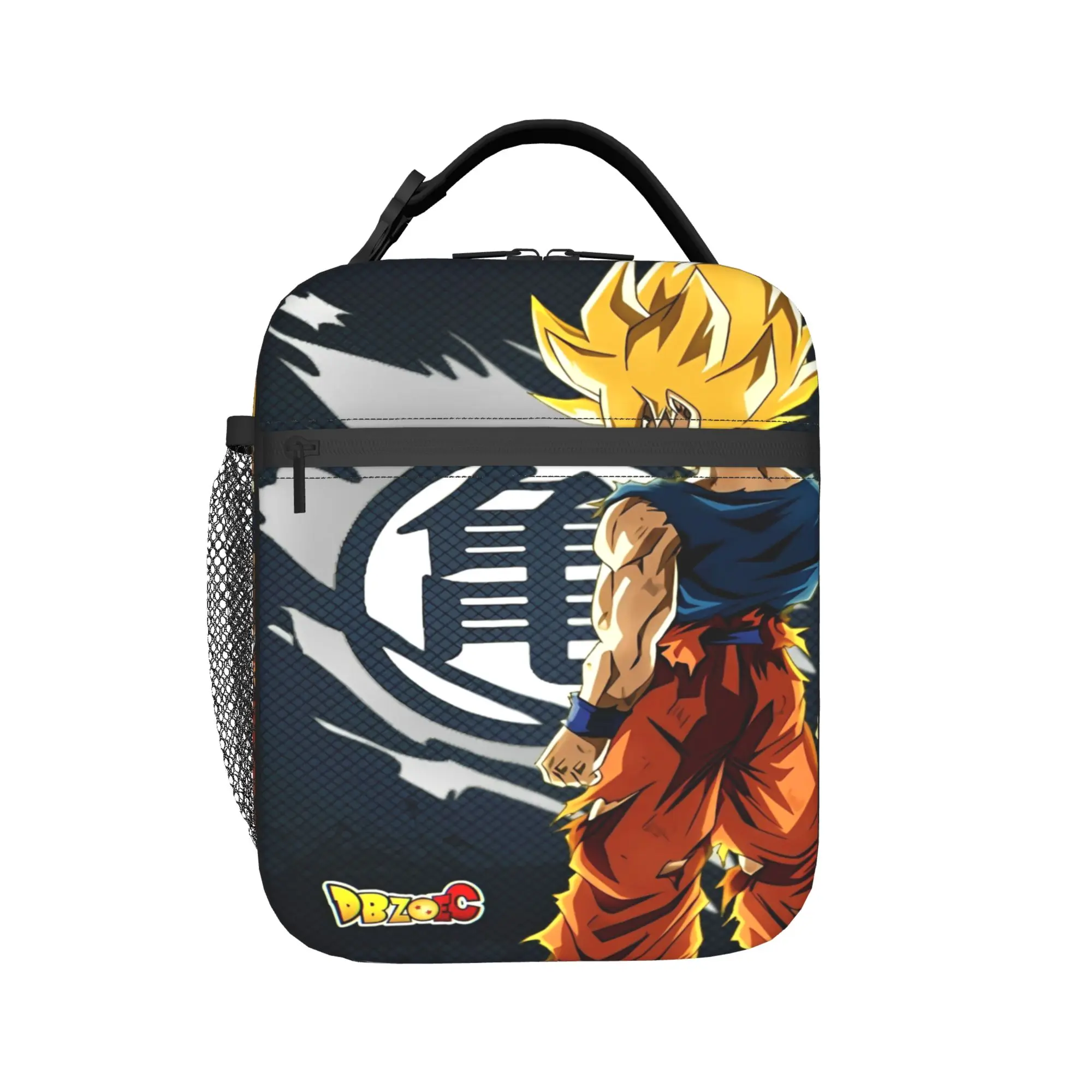 

D-Dragon-Ball-L DragonBalls Insulated Lunch Bag for Men Women Food Container Portable Thermal Cooler Lunch Boxes For Travel