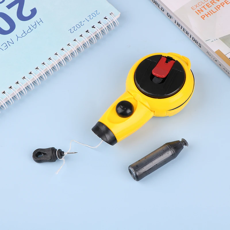 1Set Automatic Rewinding Carpentry Ink Drawing Line Marker Carpenter Tools Wood Scriber