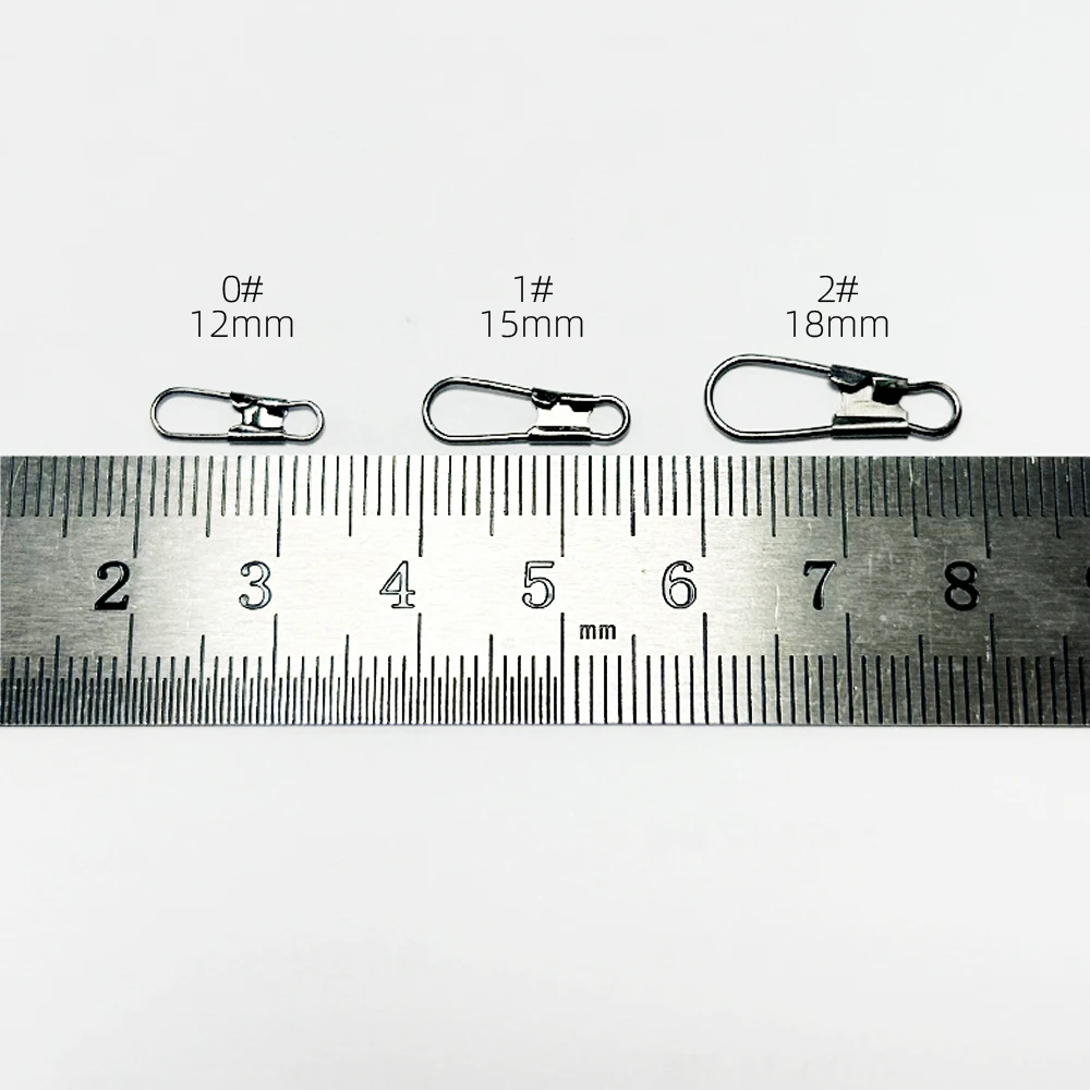 Conectores acero inoxidable para señuelos – Emerillones giratorios - imagen 4
