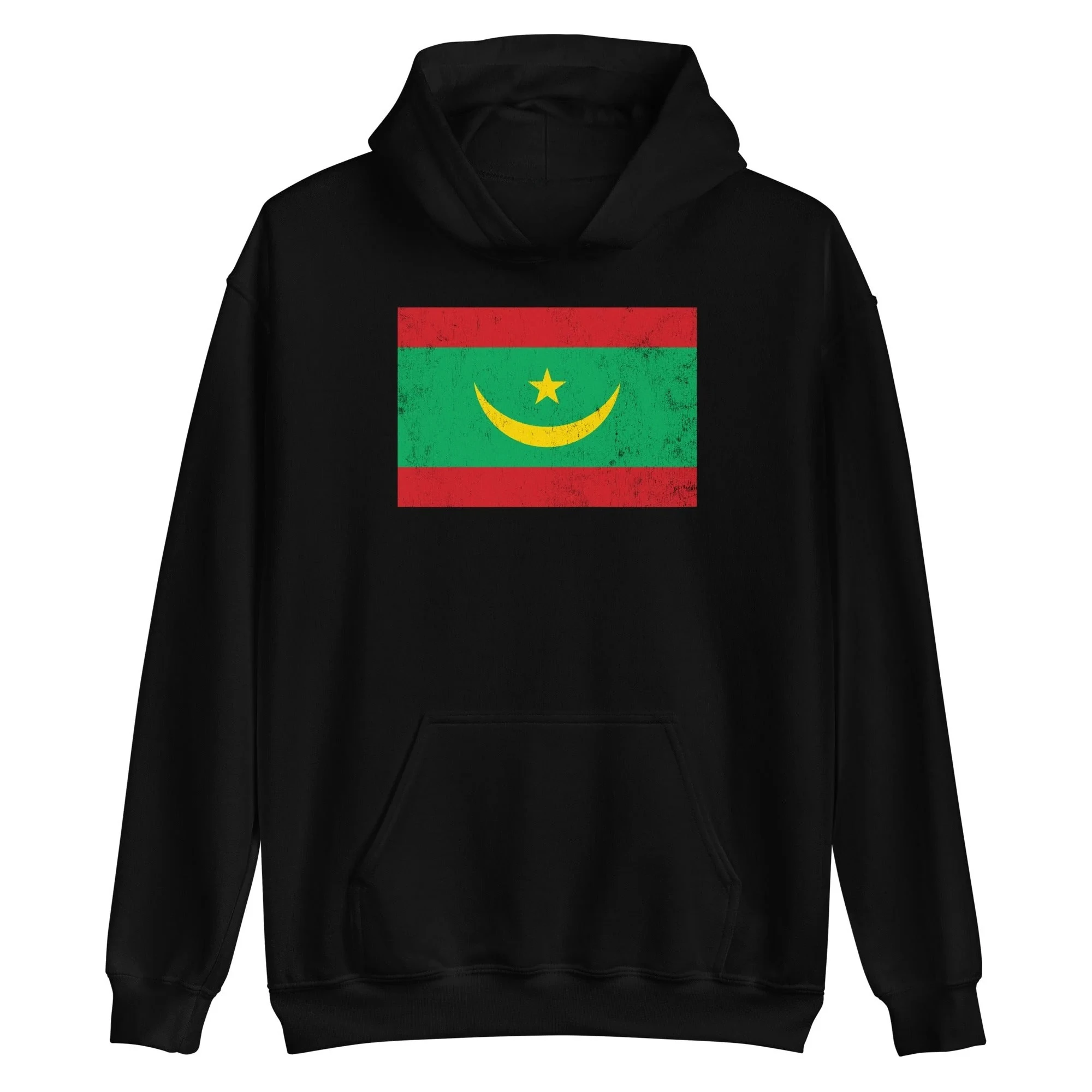 

Mauritania Flag Hoodie Men's and Women's Long Sleeve Sweatshirt Pullover Vintage Streetwear Sportswear Y2k Tops Men Clothing