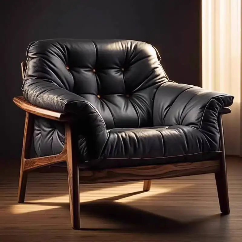 

Designer Black Living Room Chairs Adult Luxury Century Chaise Chairs Living Room Armchair Luxury Relax Sessel Furniture Home