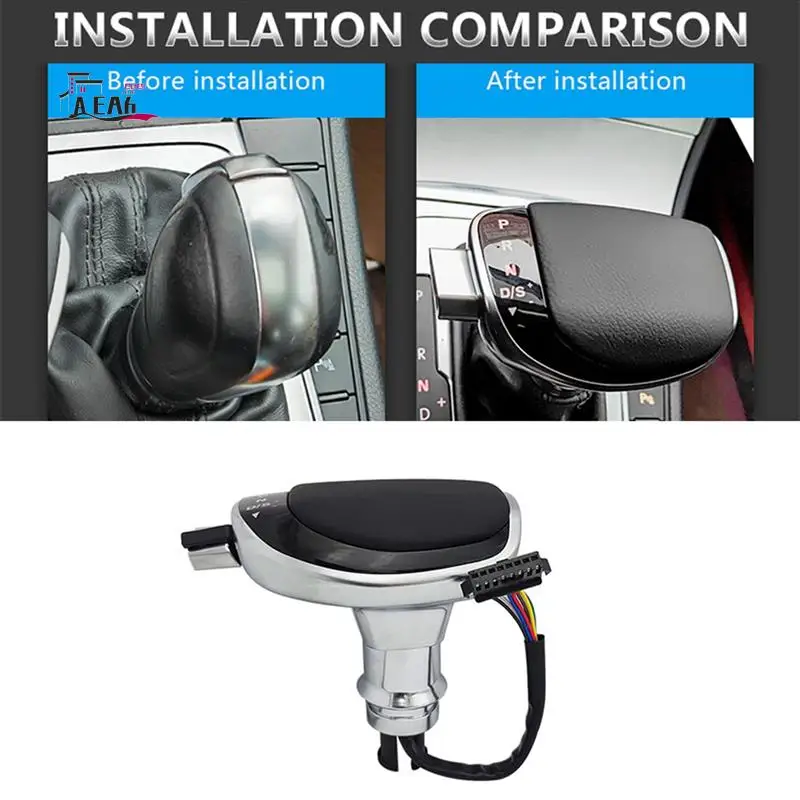 

AEA6-Gear Shift Head LED DSG Shift Knob Center Console Auto Gear Shifter For-VW Passat B8 Golf 7 MK6 Touran-POLO CC