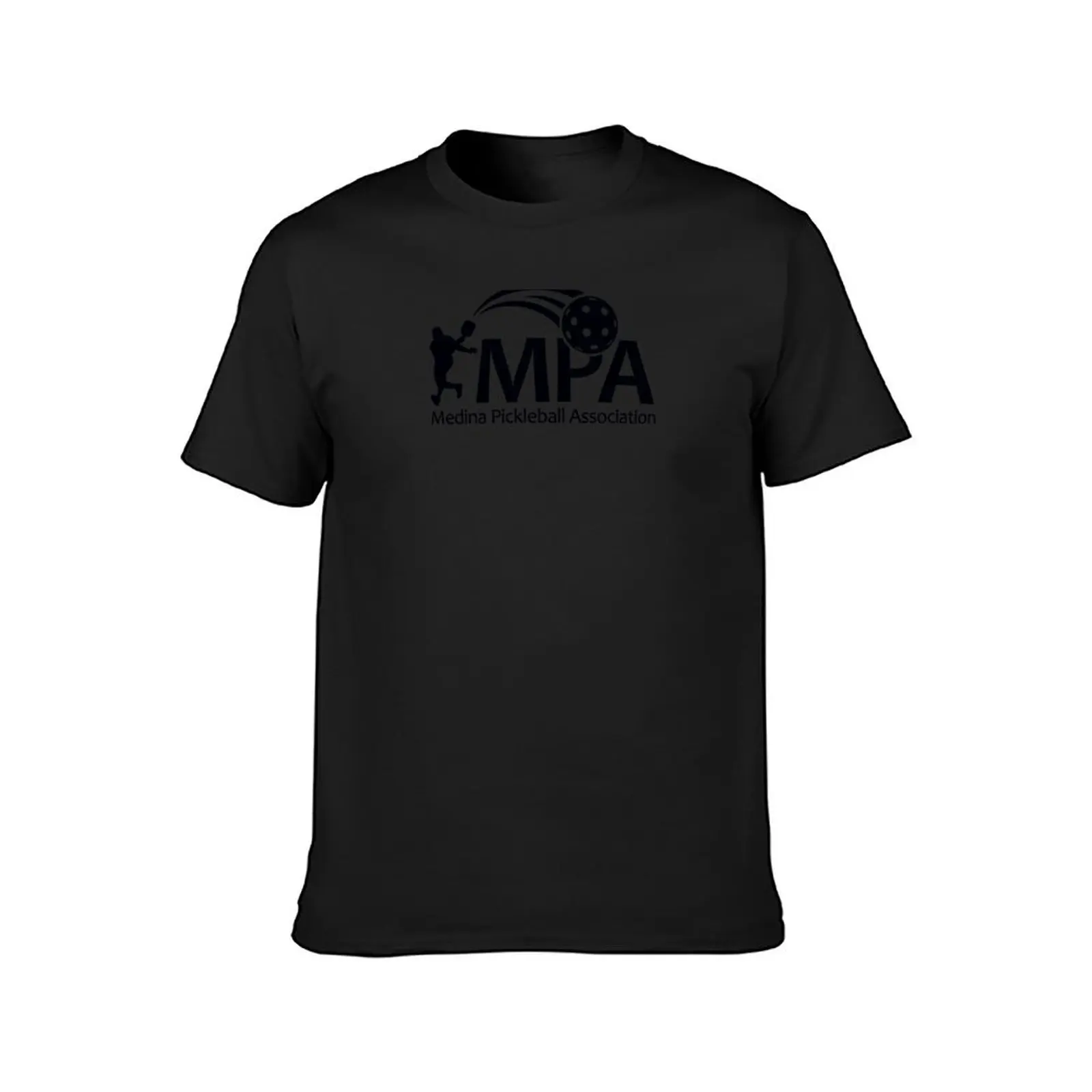 Medina Pickleball Association Black T-Shirt for a boy boys whites plain men clothings