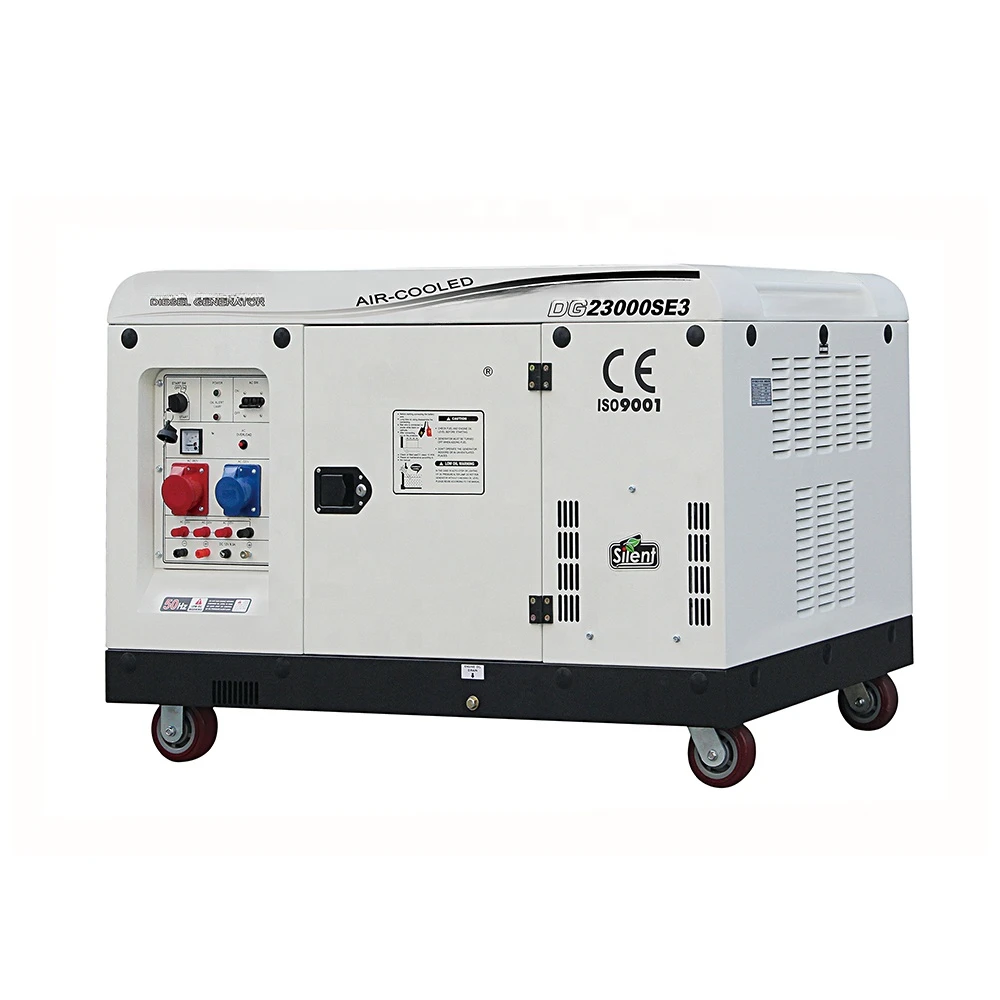 hot sell DG23000SE3 silent 2V98 two cylinder diese l generator  16kw