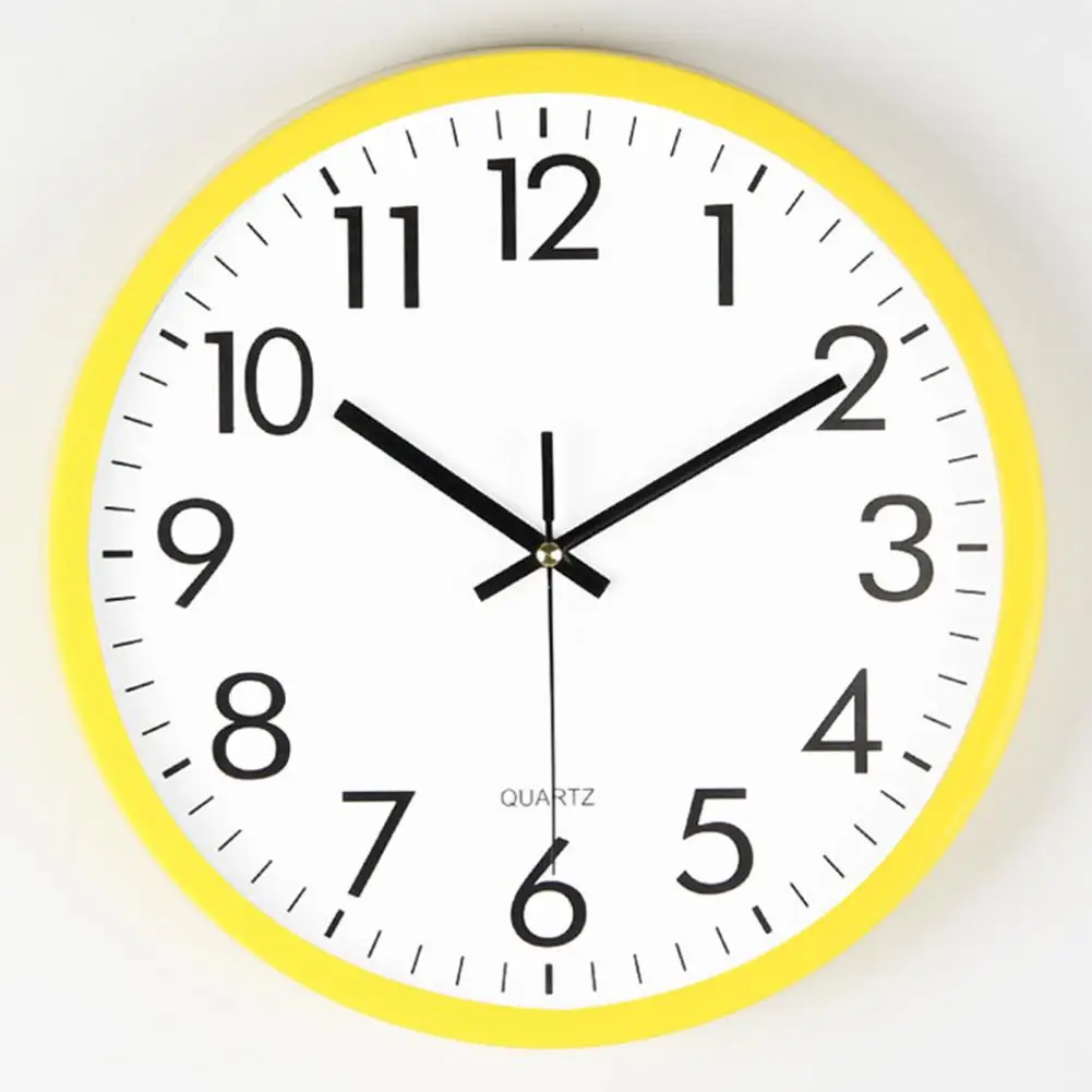 Silent Wall Clock High Accuracy Wall Clock with Numerals Easy to Hang Battery Operated Silent Non-ticking Modern Decoration