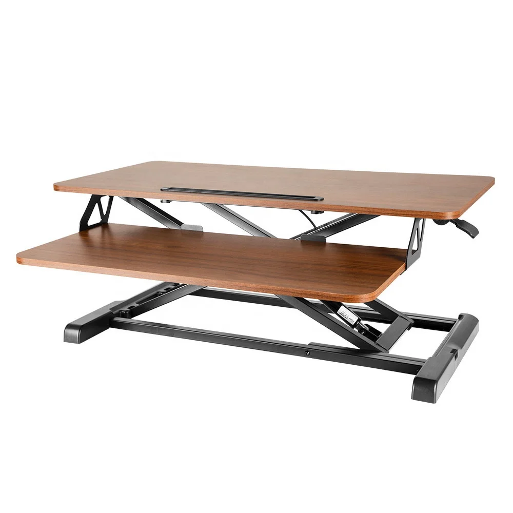

The Small Desk Frame Can Adjust Height-Adjustable Stand Up Desk Ergonomics Computer Desk Laptop