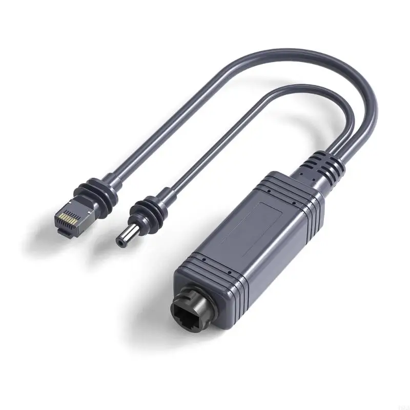 T5EA 100W Aislado Gigabit Poe Splitter con interfaz RJ45 1000Mbps salida potencia velocidad para mini divisor poe