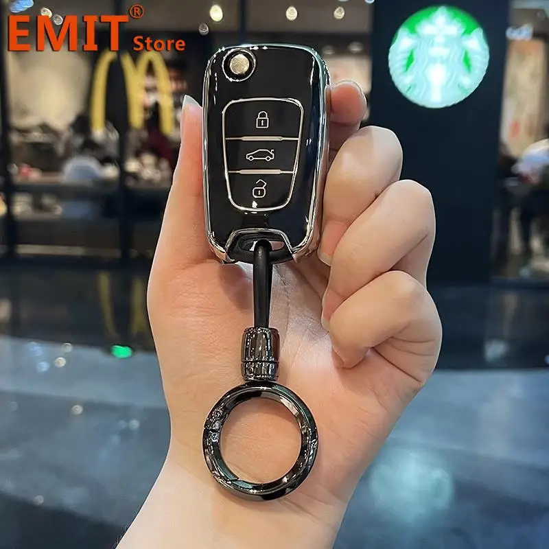 Car Key Fob for Great Wall GWM C30EV C30 M2 M4 C50 C20R WINGLE 5 6 3 7 Voleex STEED HAVAL GW H5 Remote Cover Shell Keychain Case