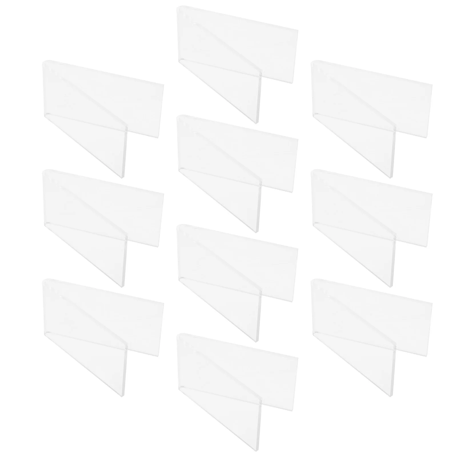 

10Pcs Clear Acrylic Shoe Display Stand Shoe Rack Holder for Retail Organization Showcasing Sneakers Heels Boots