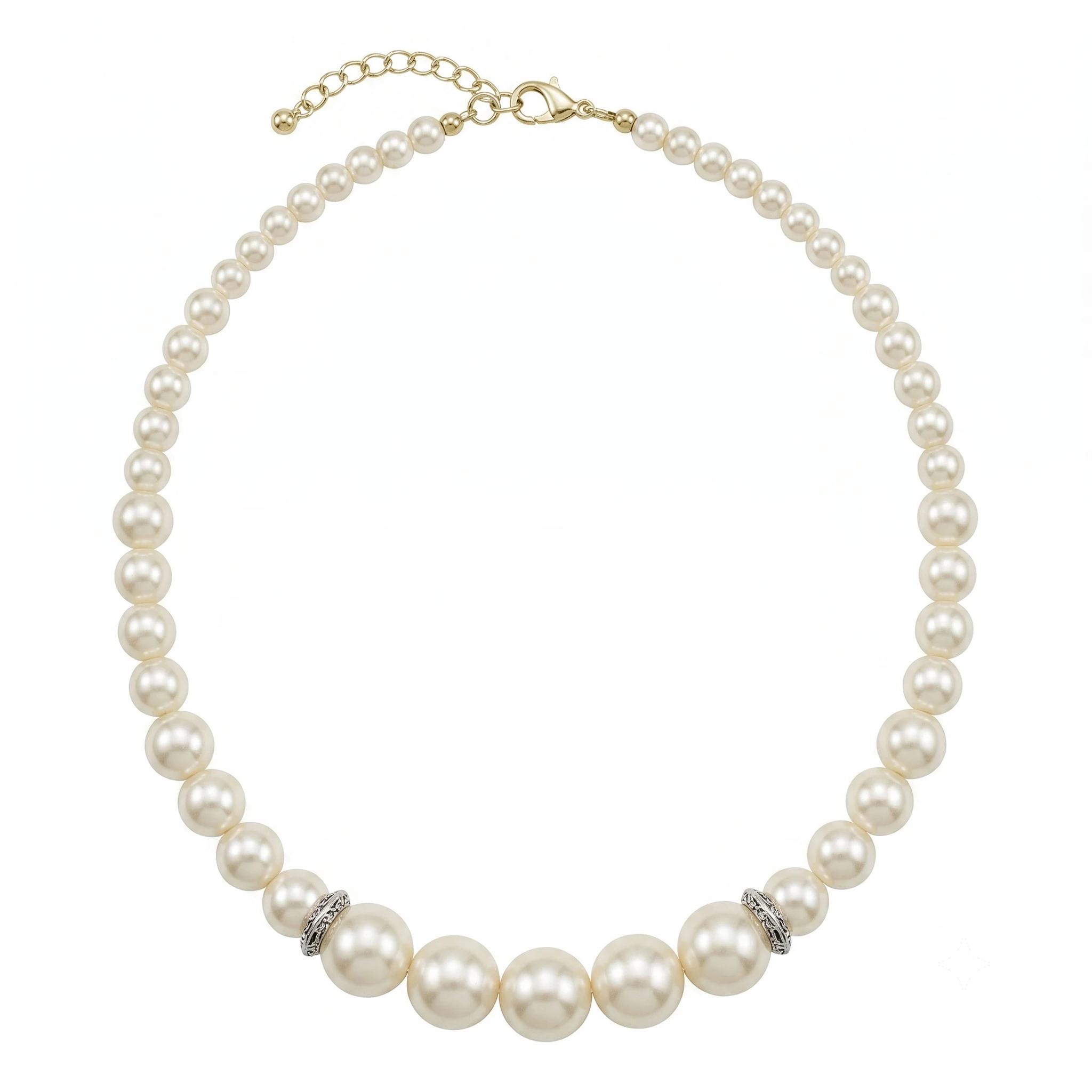 Mode Schmuck Trendy Elegante Simulierte Perle Halsketten Für Frauen Mädchen Barock Perle Retro Choker Halskette Weibliche Hochzeit Geschenke – Detail 5