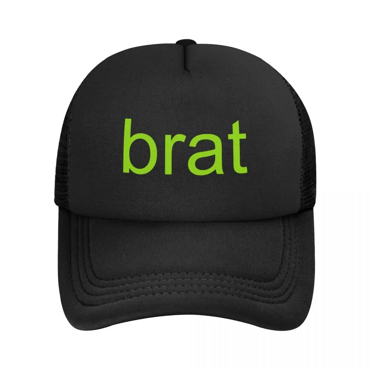 Gorras de béisbol para adultos, sombreros de malla verde Charli Xcx, álbum de Brat, calidad al aire libre