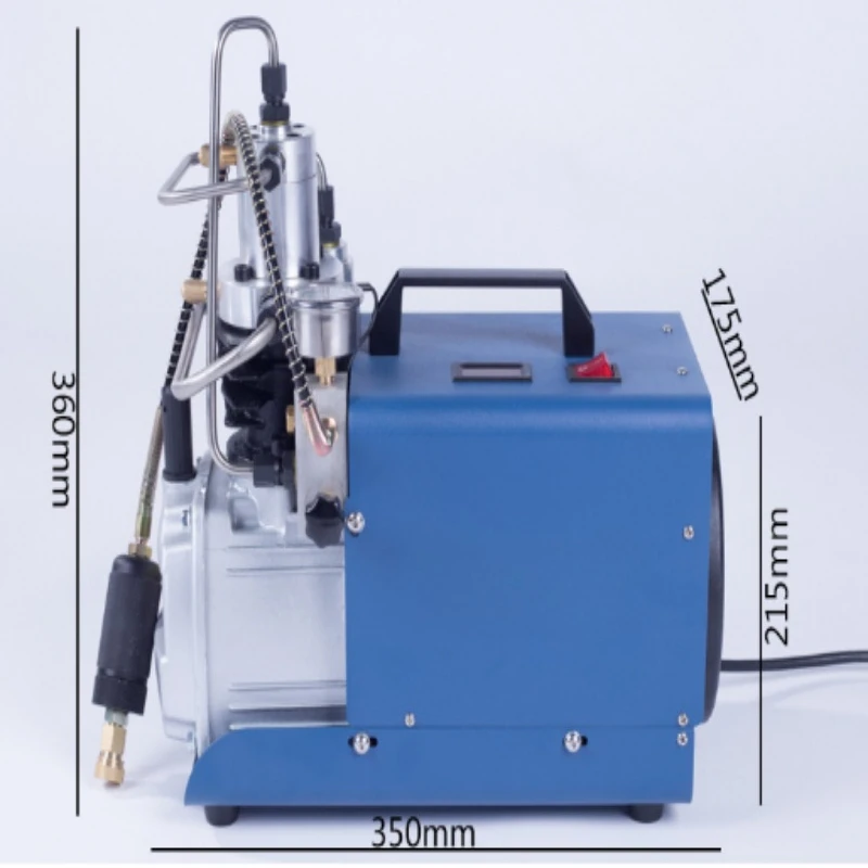30MPa High Pressure Air Pump, Electric High Pressure Inflator, Portable High Pressure Air Compressor