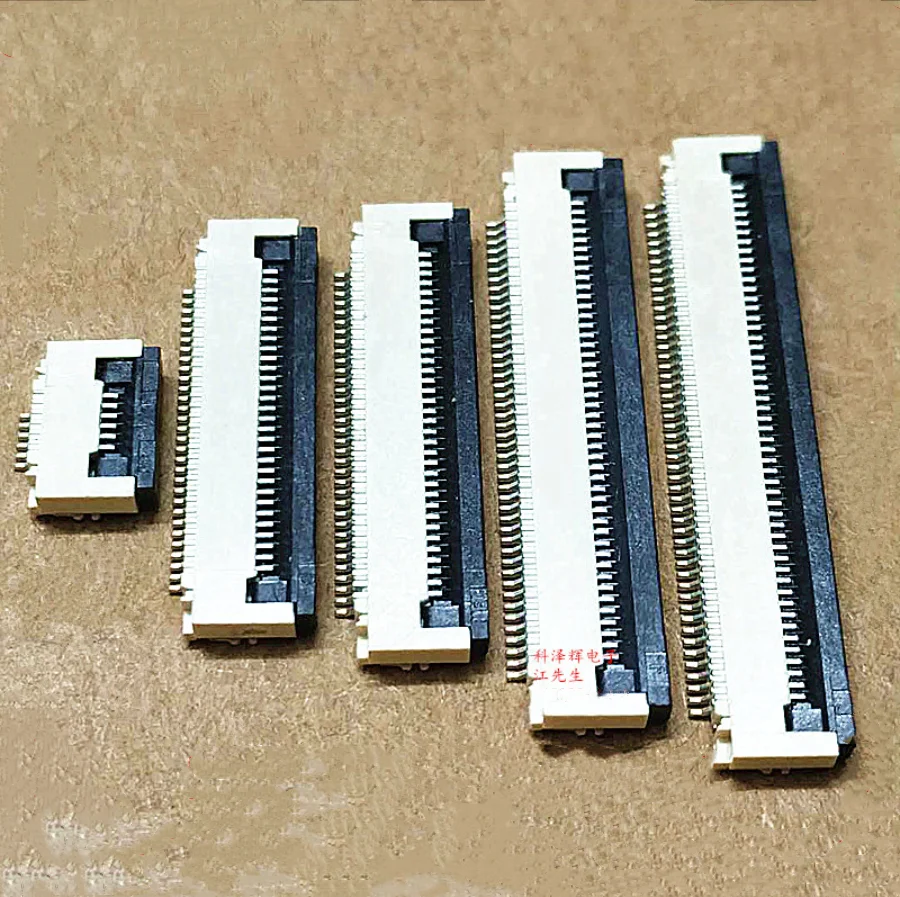 5 sztuk FFC/złącze FPC kabel płaski gniazdo 0.5MM Adapter 4/5/6/8/9/10/12/14/16/18-40P Down Flip Type