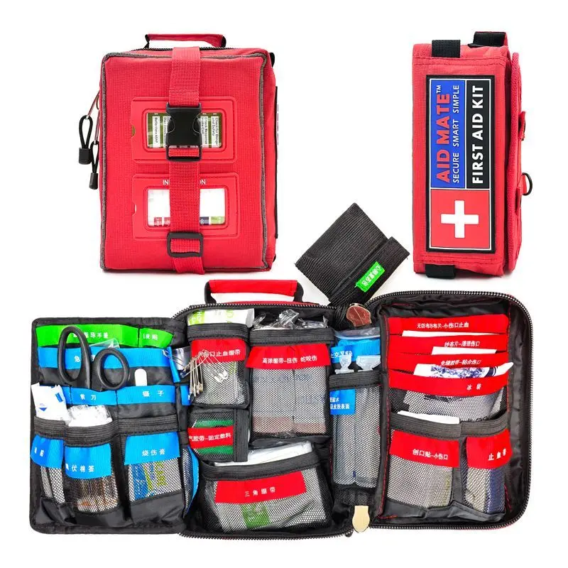 165-Piece Portable Emergency Kit Outdoor Riding Camping Vehicle