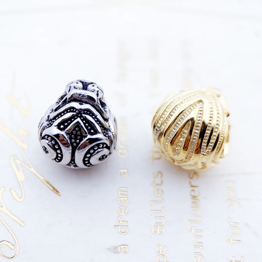 Beads Lion Fashion Rebel Street New 925 Sterling Silver Karma Charms European Jewelry Accessories