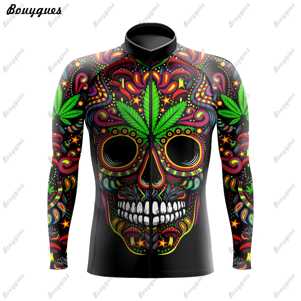 2022 New Mexico Pro Cycling Jersey Set Long Sleeve Mountain Bike Cycling Clothing Breathable MTB Bicycle Clothes Wear for Mans