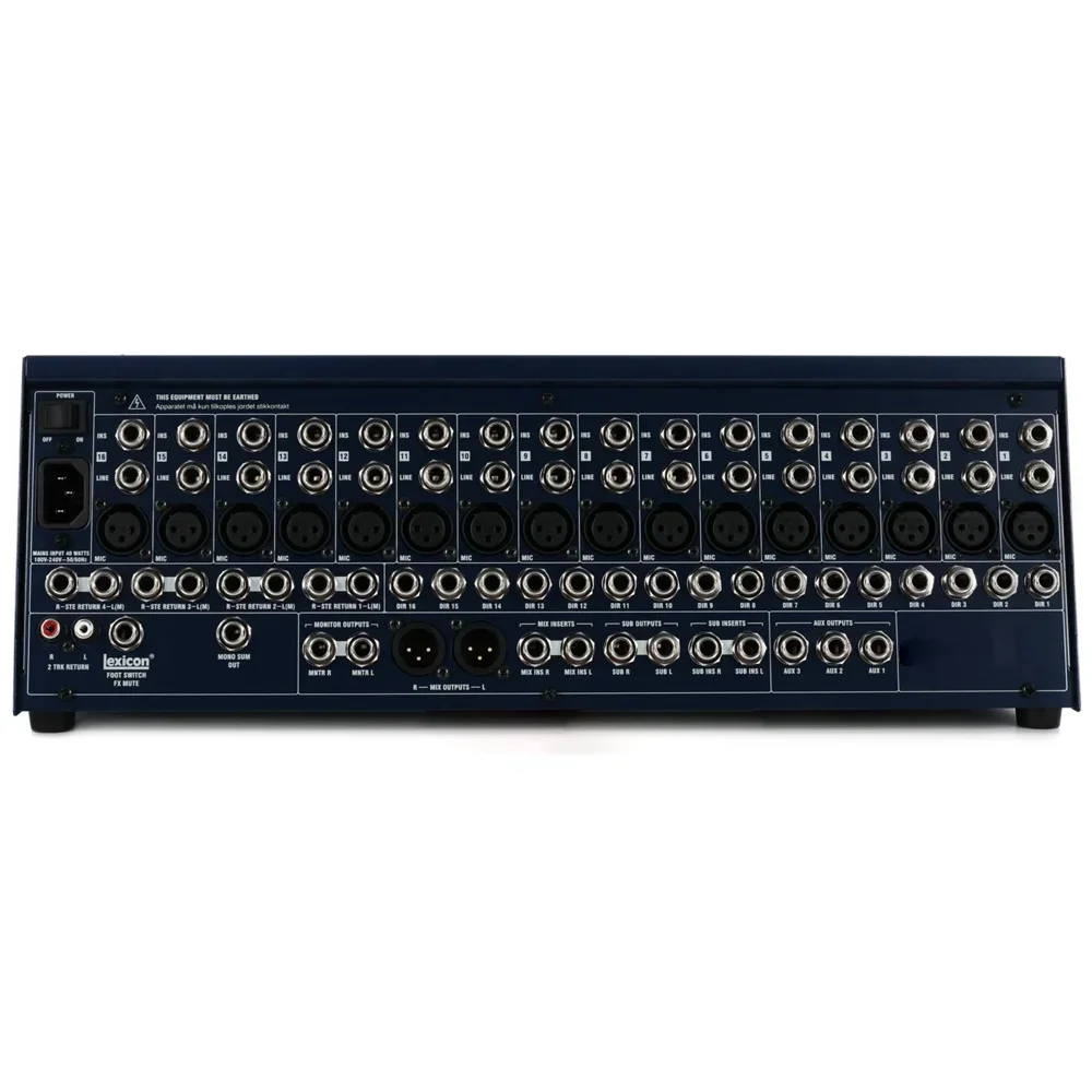 خلاط FX16ii مزود بـ 32 تأثيرًا 3 نطاقات EQ مع نطاق مزيج Swept مخرجين من المجموعة الفرعية معالج تأثيرات رقمي مدمج 24 بت