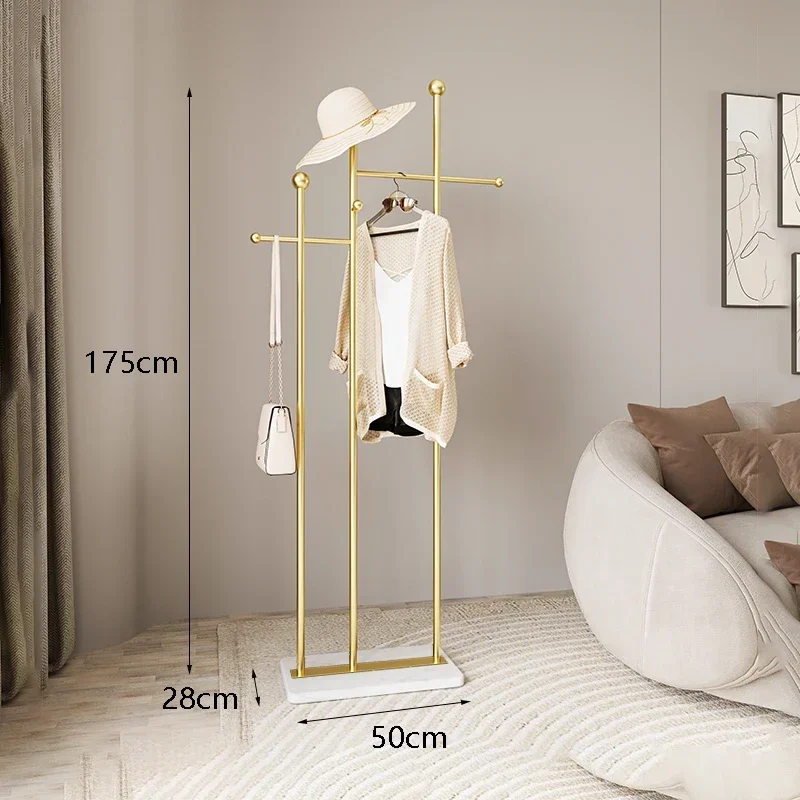 Large Couple Wardrobe Hall Rack Hanger In The Hallway Modern Palazzo Woman Removable Shelf Armario De Ropa Clothes Cabinets Gold