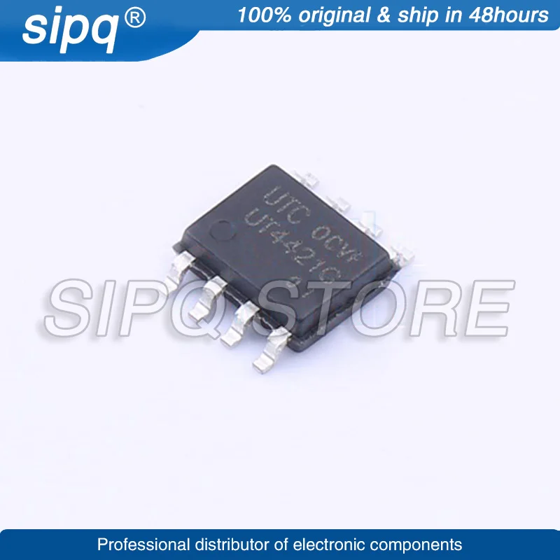 10PCS/LOT UT4421G-SO8-R UT4421G SO8 R 60V 6.2A 2W 40mΩ@10V,6.2A P Channel SOP-8 MOSFETs New Original