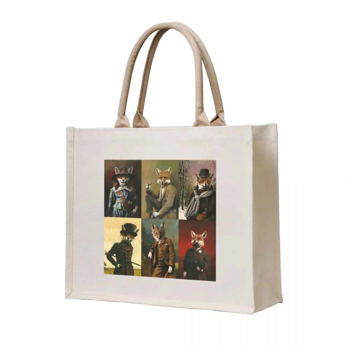 

Vintage And Historical Foxes Tote Bag Beach bag Canvas bag handbag luxury women