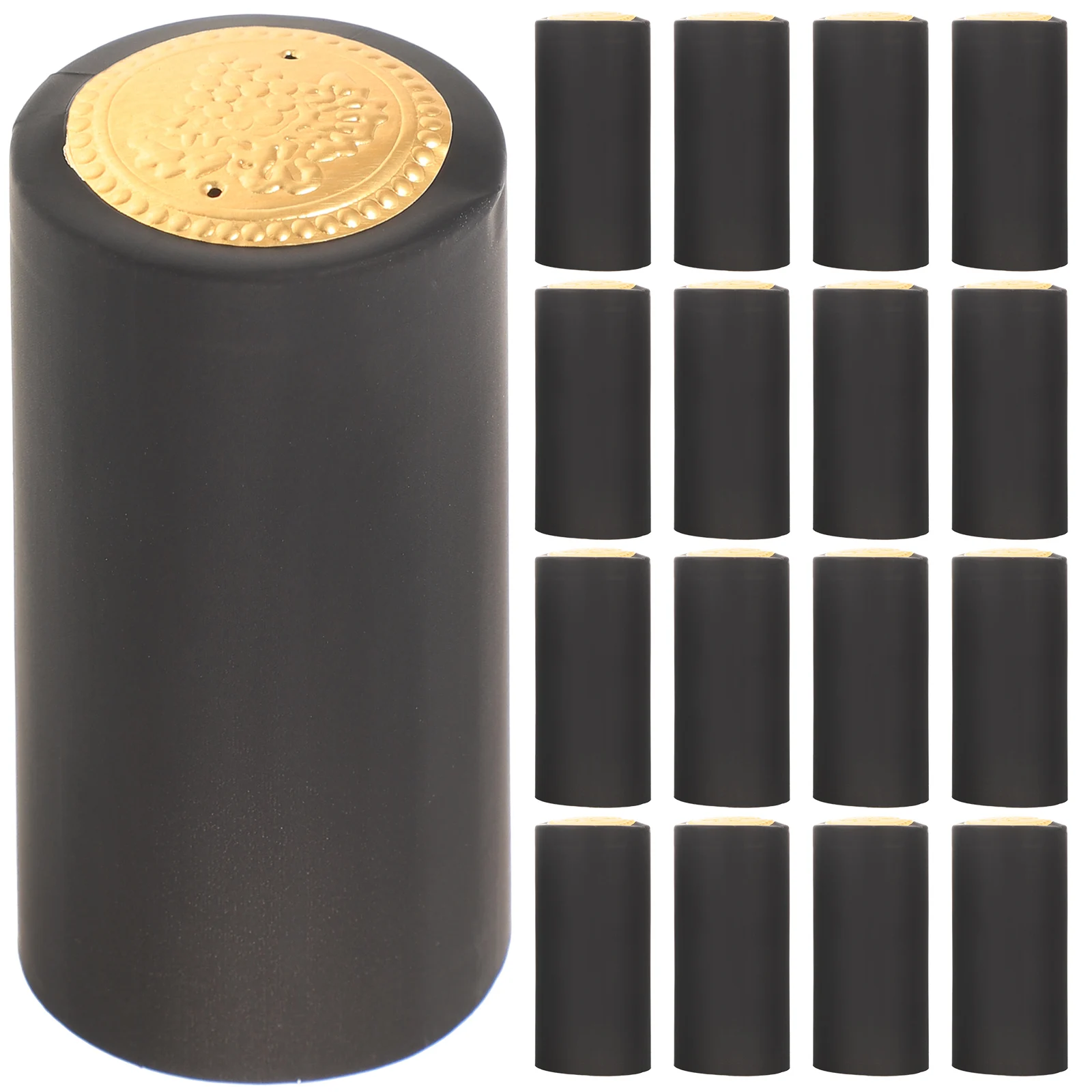 

200pcs Bottle Caps PVC Heat Shrink Toppers Sealer Vacuum Plug Barware Kitchen Tools Bottle Seals Shop Home Use